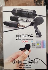 New BOYA XPIX Clip-on Mini Mic Microphone 3.5mm Lavalier Mic For DSLR