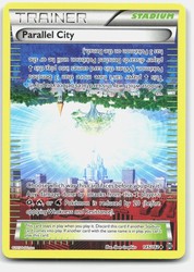Parallel City 145/162 XY BREAKthrough Uncommon Trainer Stadium