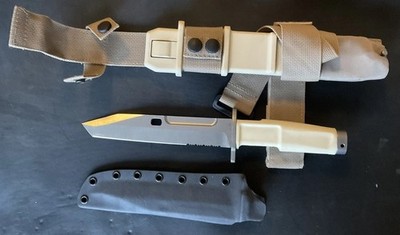 Extrema Ratio Fulcrum Bayonet NFG Einsatzmesser Tanto Klinge Forprene Desert
