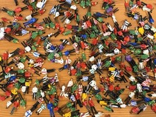 Subbuteo Supporters, Spectators, Crowd, Fans, 50 Random Standing Figures Painted