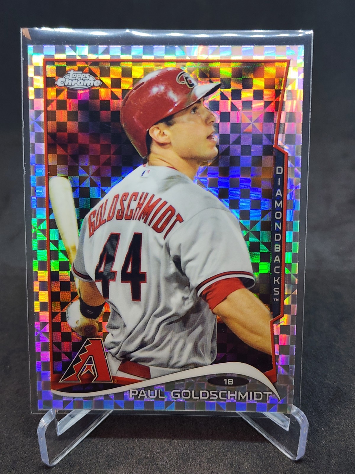 Paul Goldschmidt 2014 Topps Chrome #125 X-Fractor Arizona Diamondbacks