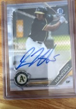 2019 Bowman Chrome - Prospects Autographs Jameson Hannah #CPA-JHA (AU, RC)