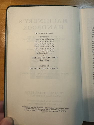 Manuale Macchinari Sedicesima Edizione Thumb Index 1959 by The Industrial Press - Foto 10 di 10