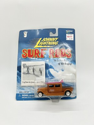 2000 JOHNNY LIGHTNING - SURF RODS - CAR & SNAPSHOT - LAGUNA LONGBOARDS - (6)