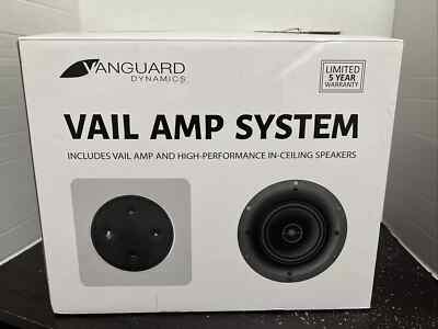 Vanguard Dynamics Vail Amp System and Pair of FLC-601 Speakers - New Open Box