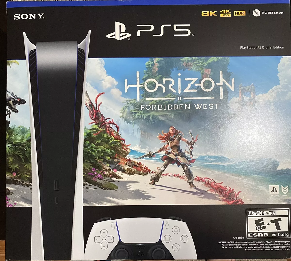 Console Playstation 5 + Game Horizon Forbidden West - PS5 em