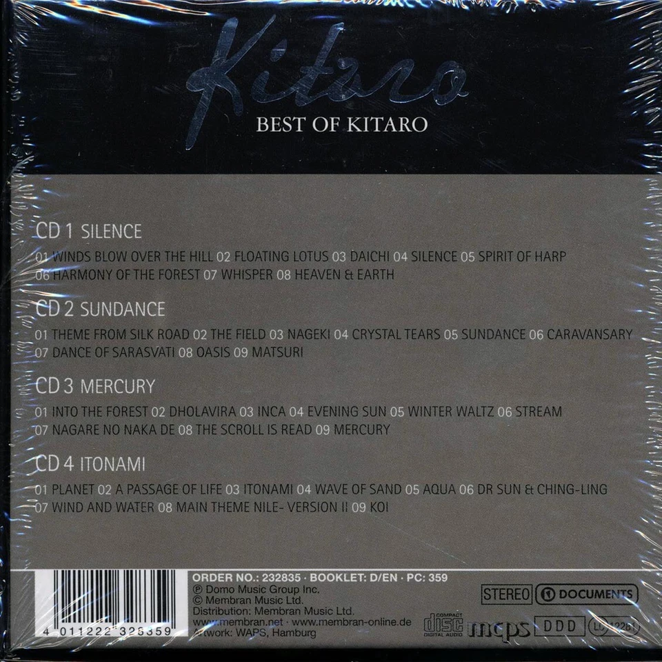 Kitaro - Best of Kitaro [2009 Compilation] [New 4 CD Box Set] Foto 2 de 2