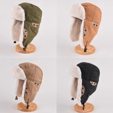 Unisex Aviatore Colbacco Pelliccia Finta Sci Ushanka Paraorecchie Caldo Inverno