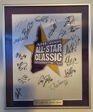 2005 DODGE AHL ALL-STAR CLASSIC NHL PLANETUSA Team Signed Photo (Parise, Koivu+)