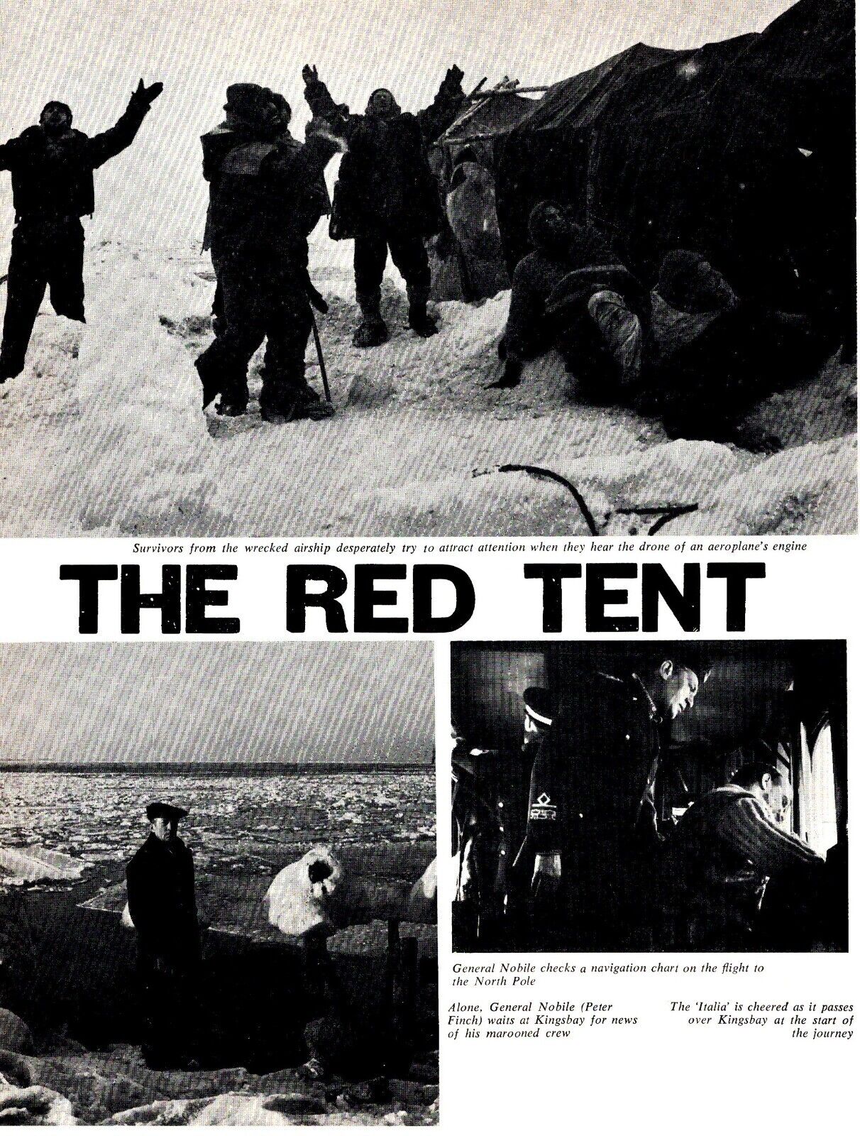 (F&F38) FILM PREVIEW PICTURES, THE RED TENT. SEAN CONNERY & CLAUDIA CARINALE