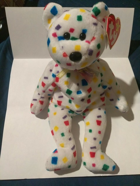 confetti beanie baby