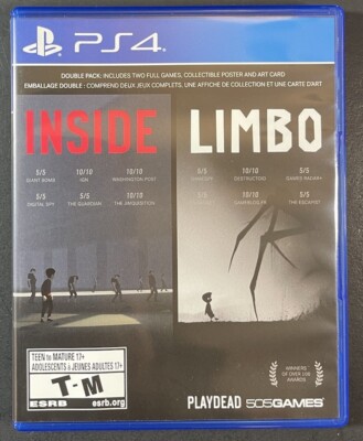 Inside & Limbo  [ Playdead Double Pack ] (PS4) USED
