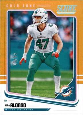 2018 Score Football Gold Zone Parallel Singles #'d/50 (Pick Your Cards)