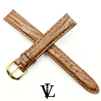 VINTAGE - 13 MM - STRAP - LEATHER - SWISS WATCH - BRACELET - NEW OLD STOCK