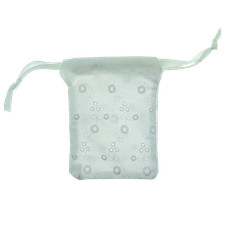 Broderie Anglaise 100% Cotton Fabric Gift Bags 7cm x 9cm with ribbon drawstring