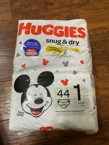 huggies snug and dry size 1 44 ct