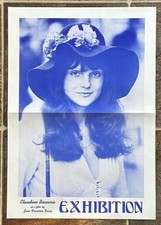 EXHIBITION -1975- Original 10x14 Pressbook - 4 PAGES, 0 CUTS - Claudine Beccarie