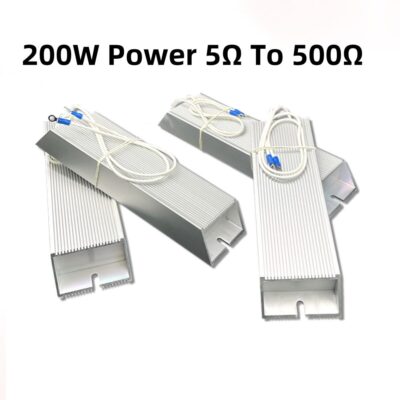 RXLG Aluminium Housed Inverter Resistors Braking Resistors 200W Power 5Ω To 500Ω