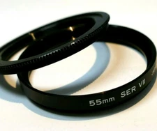 55mm adapter step-down ring series 7 VIII with retaining 2" inch 54mm holder