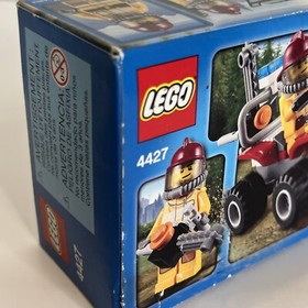 LEGO CITY Forest Fire ATV Truck Fireman Fighter Minifigure Set New Retired 4427