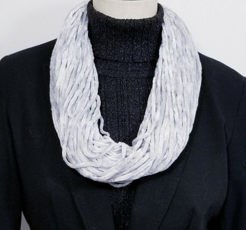 Sciarpe infinite donna velluto morbido con chiusura magnetica accessorio - Foto 5 di 19