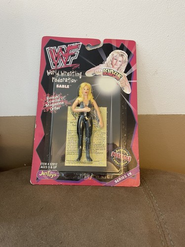 Sable WWE WWF Bend-Ems Up Just Toys MOC Bendems...