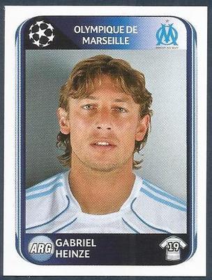 PANINI UEFA CHAMPIONS LEAGUE 2010-11 - #365 - MARSEILLE & ARGENTINIEN - GABRIEL HEINZE
