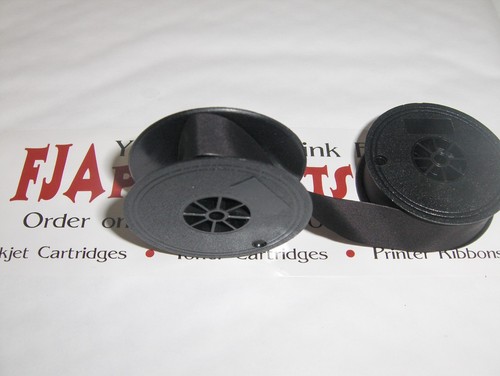Webster XL-747 XL747 XL-800 XL800 Typewriter Ribbon Black Twin Spool -FREE SHIP - Picture 2 of 2