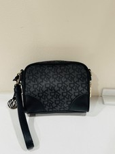 WOMEN'S DKNY BLACK SMALL MEDIUM CROSSBODY PURSE WITHOUT SHOULDER STRAP