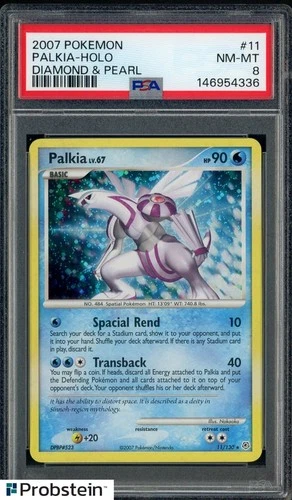 2007 Pokemon Diamond & Pearl #11 Palkia Holo PSA 8 NM-MT
