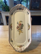 Plat a cake en  Villeroy et Boch modèle Fleurs De montclair