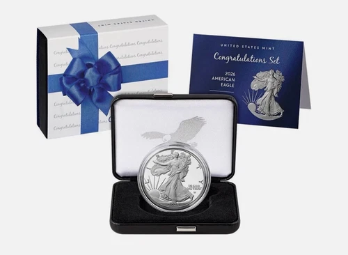 2026 P Congratulations Set American Eagle 1oz Silver Proof Coin
