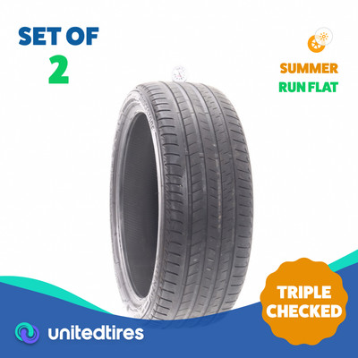 Set of (2) Used 245/40R21 Bridgestone Alenza 001 RFT 100Y - 6/32