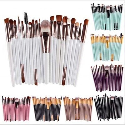 Pinselset Makeup Professionelles 20 Stk. Make Up Pinsel Set Kosmetikpinsel Neu