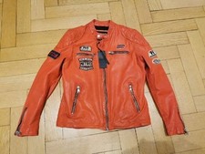 Neu & Original REDSKINS Bikerjacke Lederjacke Nitro 2XL Orange