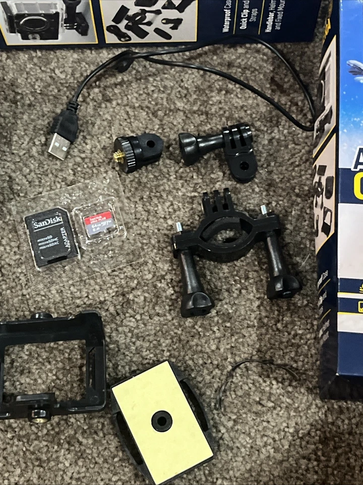 2 Action Sport Camera Ultra HD 1080P Sports WiFi Cam DV Video Recorder - Image 3 of 4