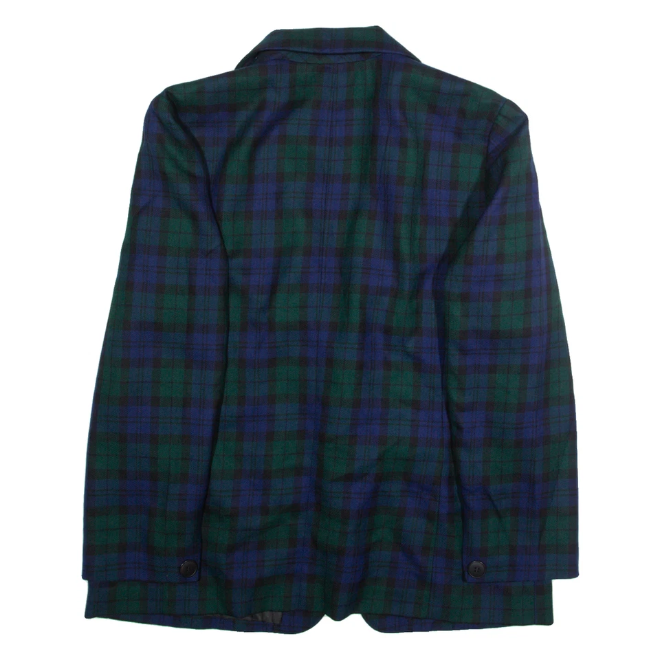 PENDLETON Mens Blazer Jacket Blue Wool Plaid L - Image 3 of 4