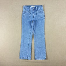 Madewell Women  s Mid-Rise Kick Out Jeans 25 Medium Blue