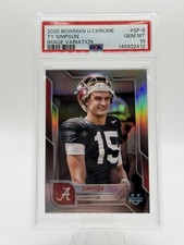 2025 Bowman U Chrome - Image Variation Refractor Ty Simpson SP-8🔥PSA 10 POP 1!!