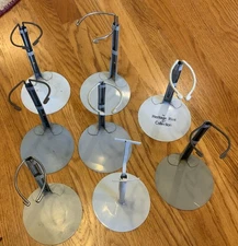 DOLL STANDS  Lot Of 8 Large Stands -fits 12-15” Dolls