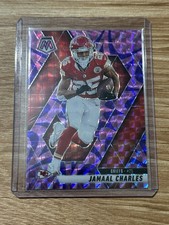 2025 Panini Mosaic - Jamaal Charles #18 Reactive Purple Mosaic Prizm