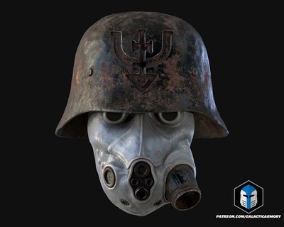 Trench Crusade Heretic Helmet Cosplay Display Wearable  Unpainted