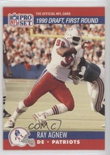 1990 Pro Set Draft Ray Agnew #678 6f2