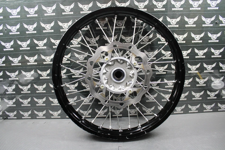 Suzuki RMZ450 2018 OEM rueda trasera negra llanta buje rotor 64100-37K01 19 X 2,15 Foto 3 de 4