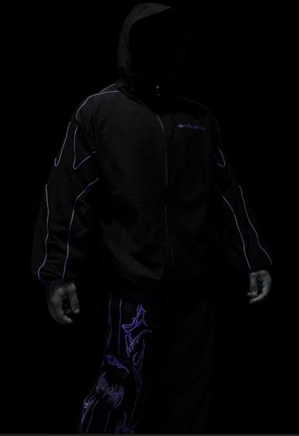 Breathe Divinity Cyber Zip-up Jacket and Cargo Trackpants [DUSK] SMALL