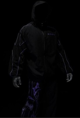 Breathe Divinity Cyber Zip-up Jacket and Cargo Trackpants [DUSK] SMALL
