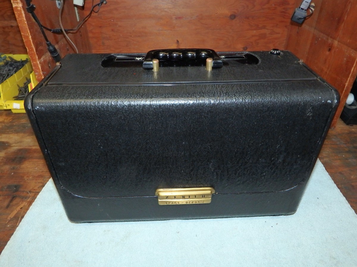 vtg. Zenith R600 Trans-Oceanic Wave Magnet Tube Radio. Working | eBay