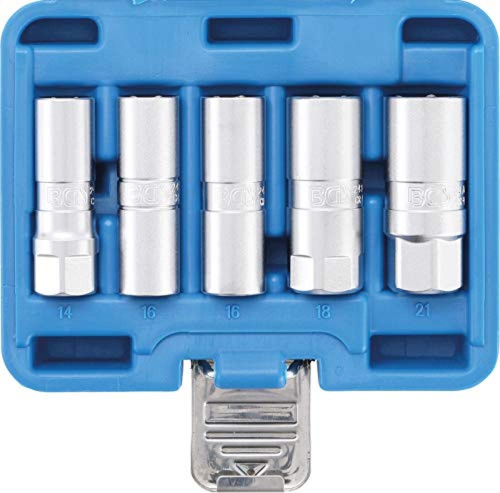 BGS 6641 Set 5 Bussole Candele Esagonali 1/2 Police 14-21mm Professionale