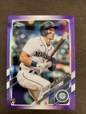 2021 Topps Chrome Update Rookie Debut Jared Kelenic RC #USC2 Purple Refractor