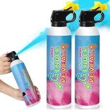 Large Gender Reveal Fire Extinguisher 2 Packs, Gender Reveal Ideas, Baby Boy ...